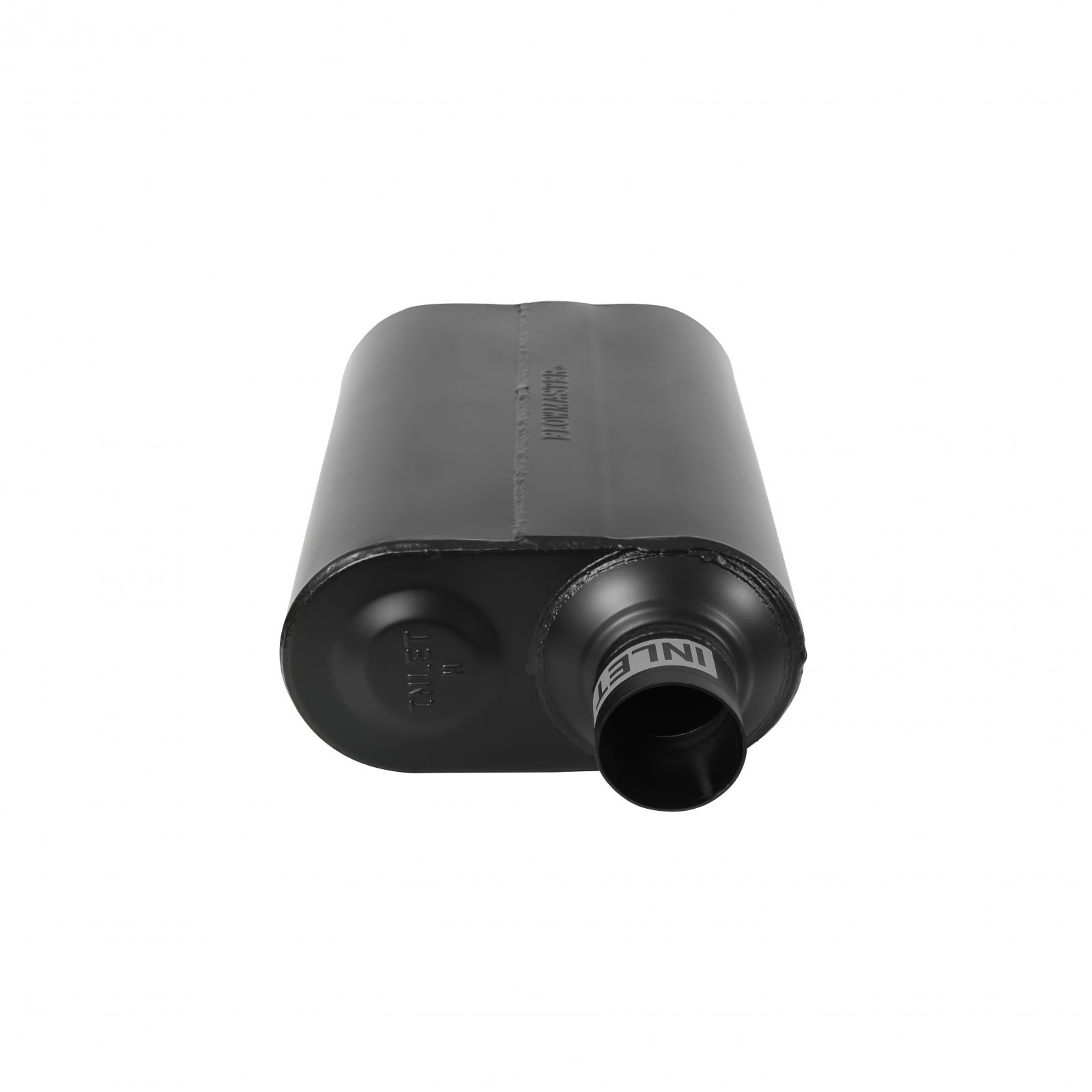 Super 40 Series Chambered Muffler Super 40 2.50 Offset In 2.50 Center Out Aggressive Sound Flowmaster