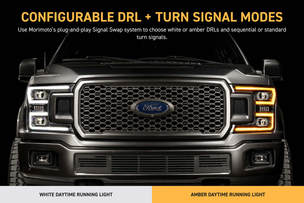 Morimoto XB Evo Headlights: 18-20 Ford F-150 (Set)