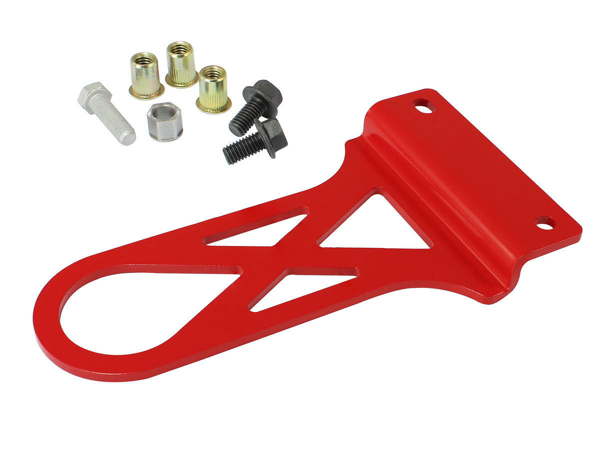 97-04 Corvette Tow Hook Front Red 450-401002-R - Apollo Off-Road