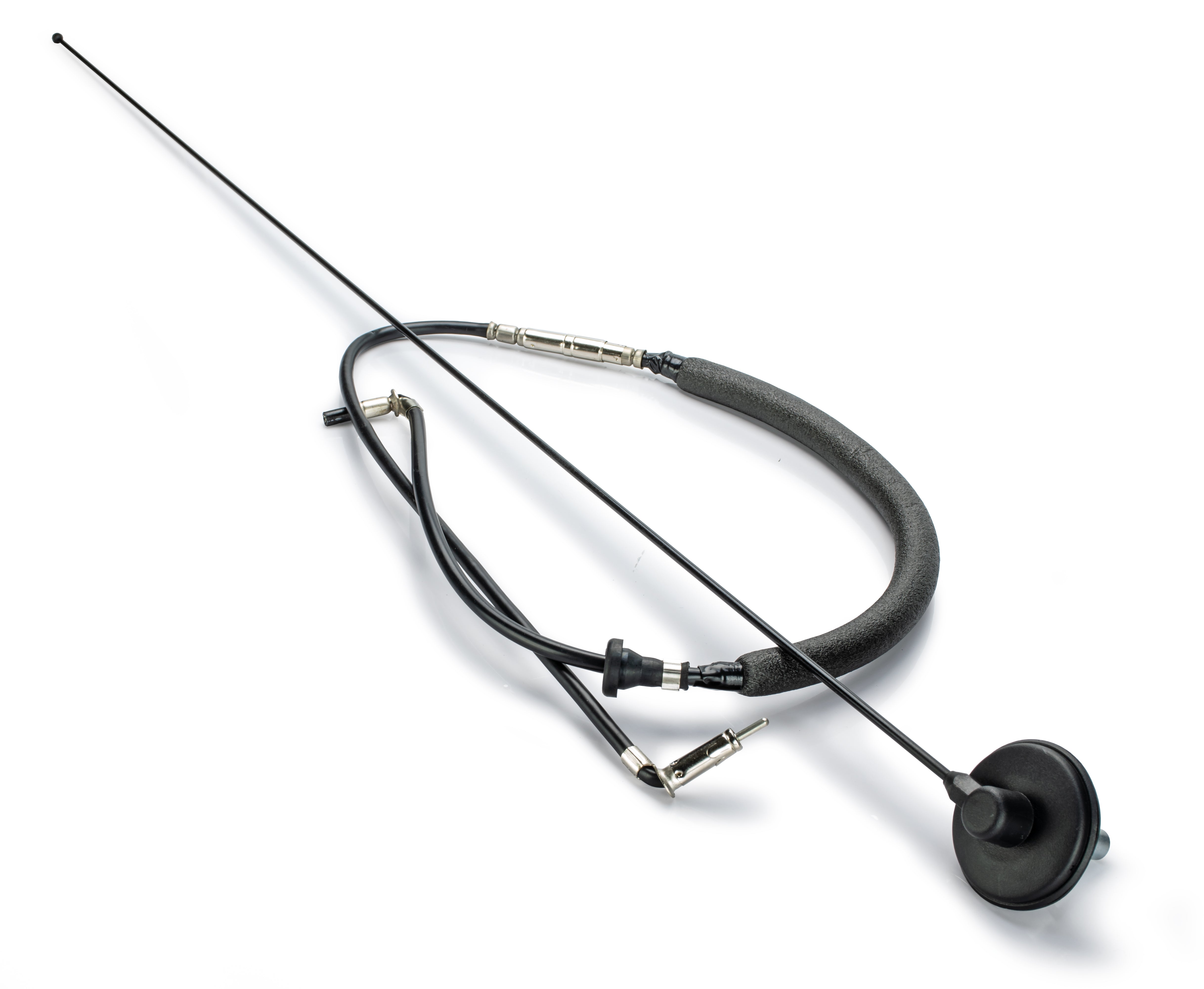 97-06 Jeep TJ Replacement Antenna; Black - Apollo Off-Road