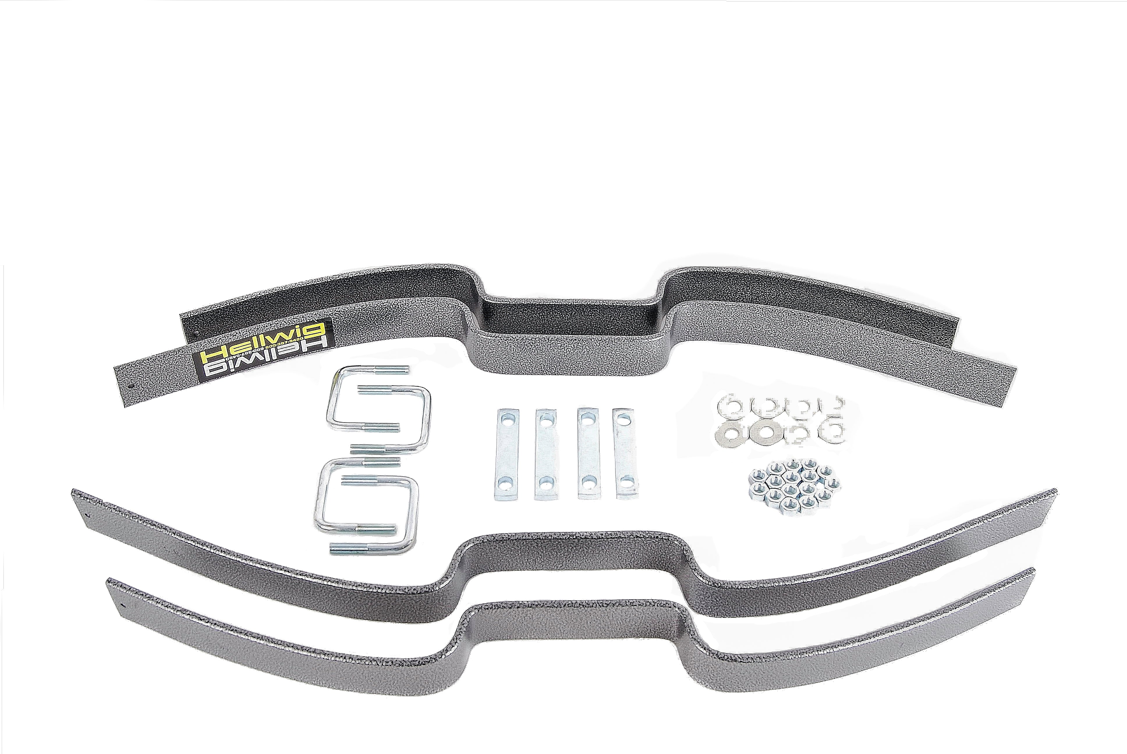 Contact Helper Springs For 94-02 Dodge Ram 3500, 11-25 Ford F450/550 Cab And Chassis 17-25 F450 Pickup, 22-25 F-600 Super Duty Cab And Chassis W/ Factory Contact Overload Leaf Springs Hellwig