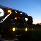 KC Flex Era 3 LED DM SAE Fog 2- Light Master Kit 10-24 Jeep JK JL JT Aftermarket KC HiLiTES