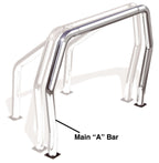 Bed Bar Component A Additional Bar Chrome 2004-2014 Ford F-150 Go Rhino