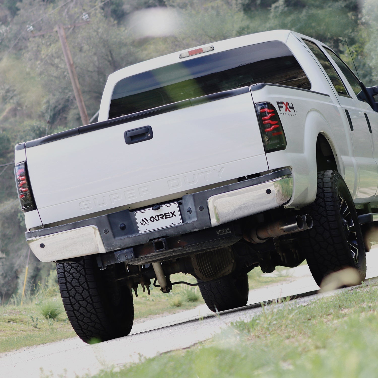 97-03 Ford F-150 / 99-16 F-250/350 Super Duty LUXX-Series LED Tail Lights Black - Apollo Off-Road