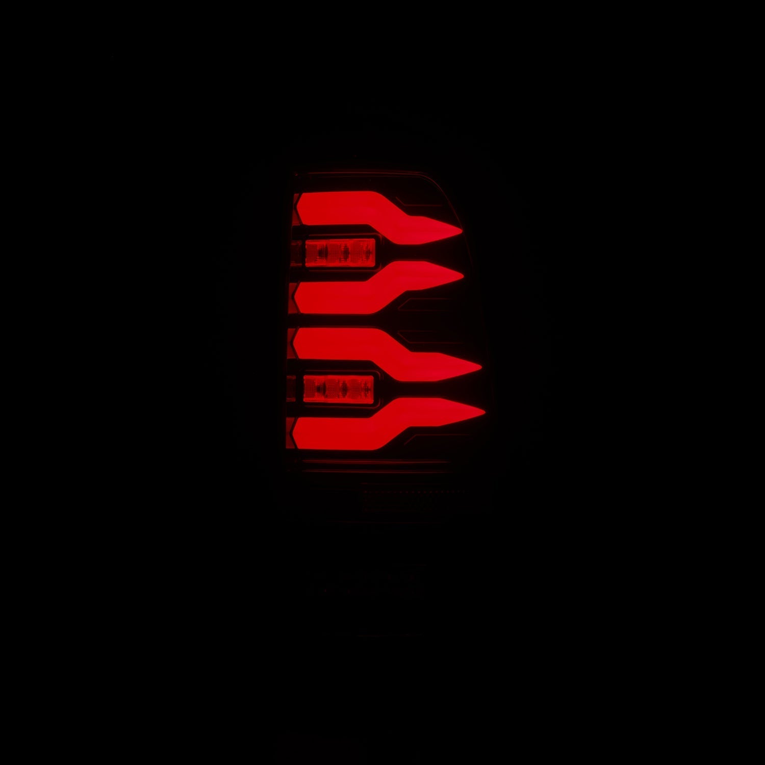 97-03 Ford F-150 / 99-16 F-250/350 Super Duty LUXX-Series LED Tail Lights Black-Red - Apollo Off-Road