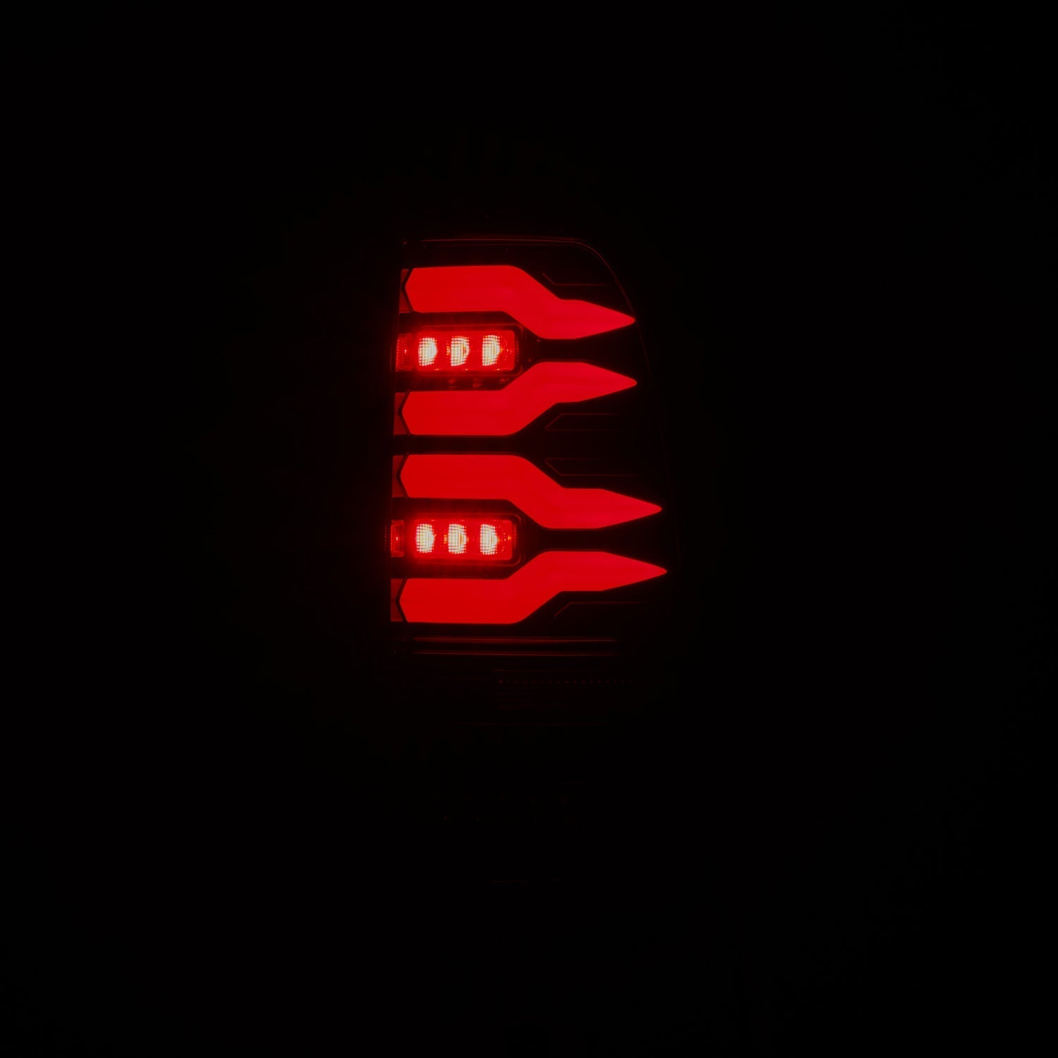 97-03 Ford F-150 / 99-16 F-250/350 Super Duty LUXX-Series LED Tail Lights Black-Red - Apollo Off-Road