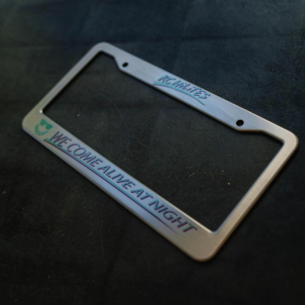KC We Come Alive License Plate Frame KC HiLiTES