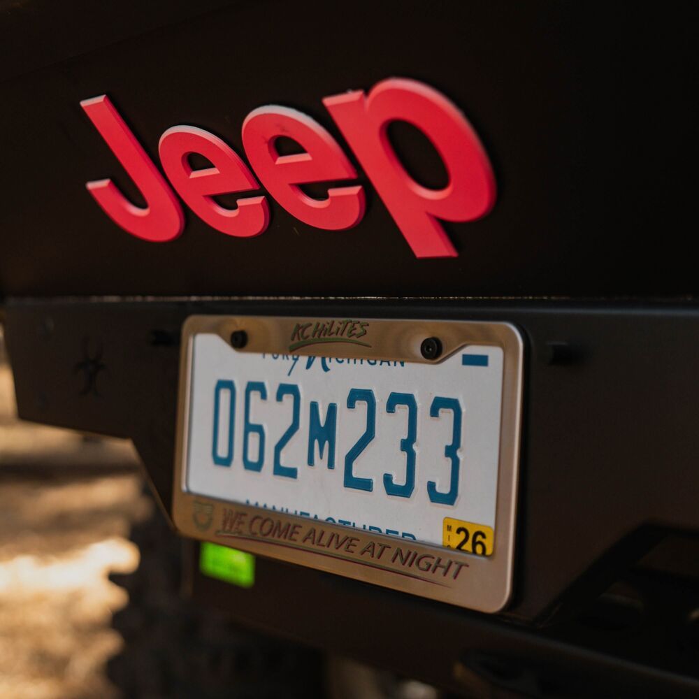 KC We Come Alive License Plate Frame KC HiLiTES