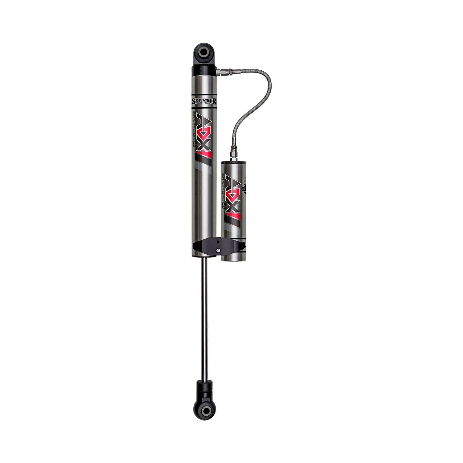 ADX 2.0 Adventure Series Remote Reservoir Aluminum Monotube Shock 29.83 Extended Length 18.38 Compressed Length 20-22 Jeep Gladiator JT Skyjacker