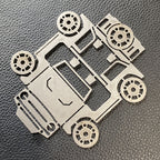 Bronco Business Card Holder Flat Stainless Steel Bendy Bronco Rock Slide Engineering