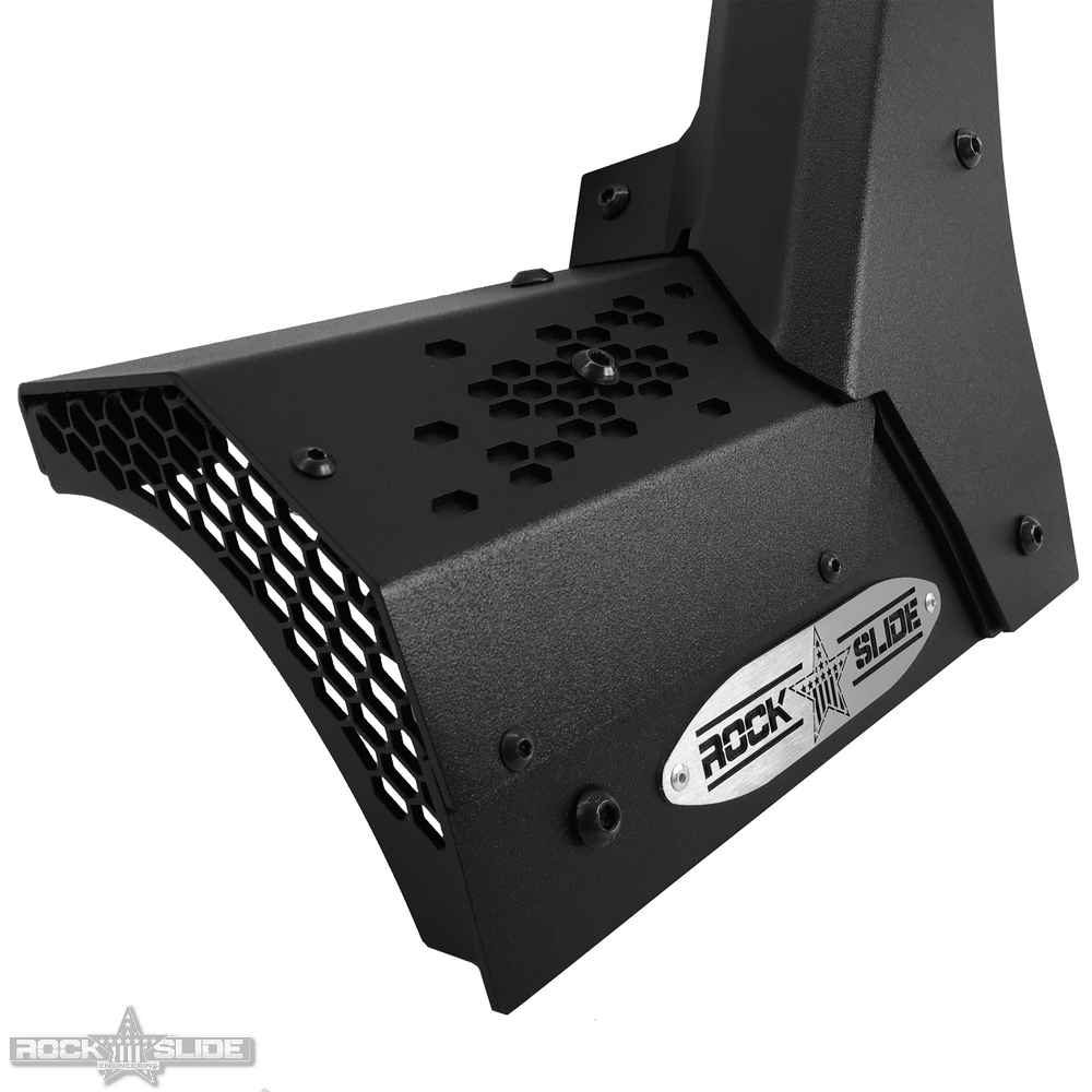 JL / JT Lower Larger Cowl LED Light Pod Brackets and Upper Bar Brackets Rock Slide Engineering