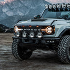 Series X HP.70 2021-Present Bronco Bumper Light Mount (4-Light) Project X Offroad