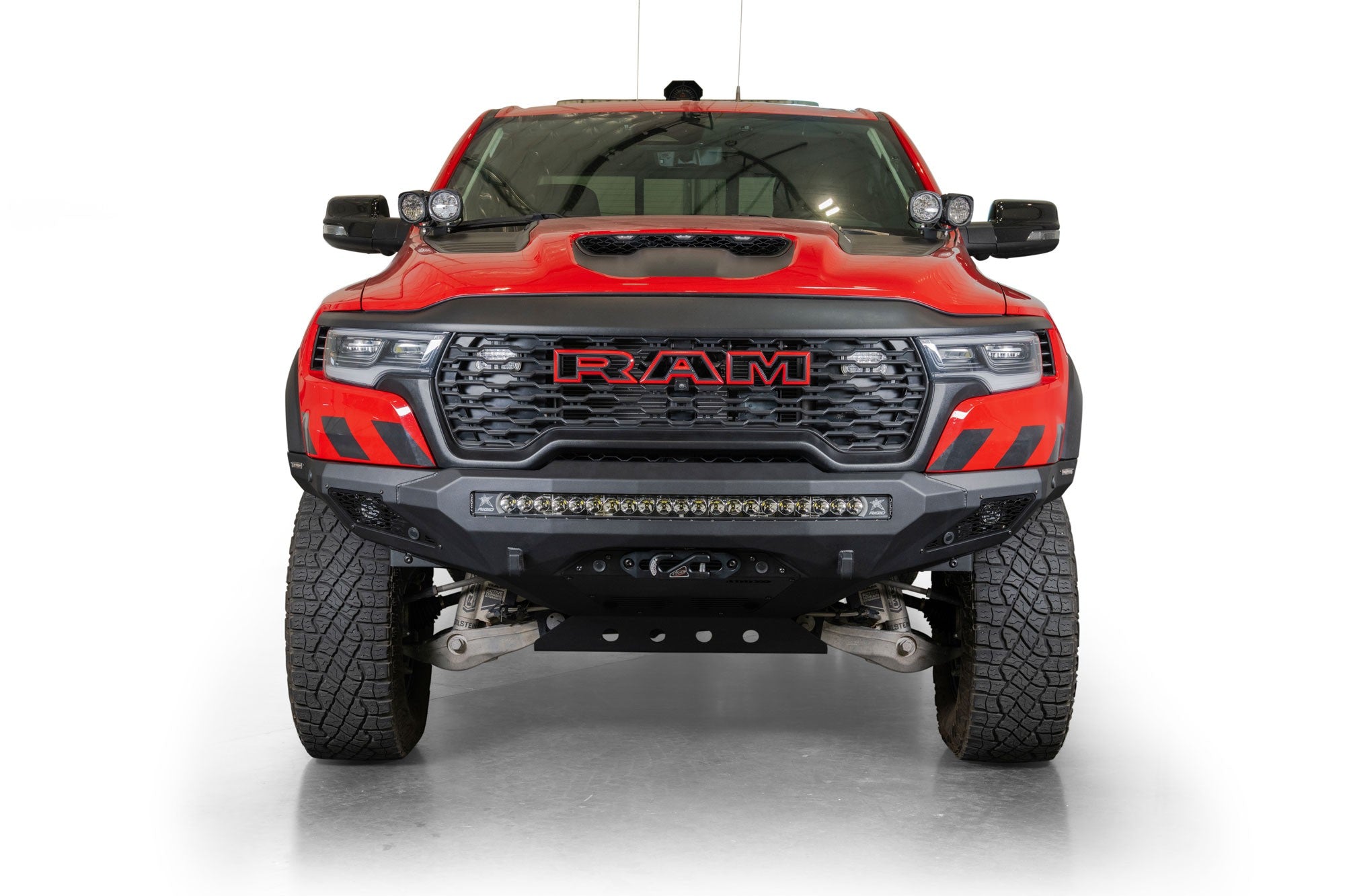 2025 Ram RHO Stealth Fighter Front Bumper Winch Kit Addictive Desert Designs