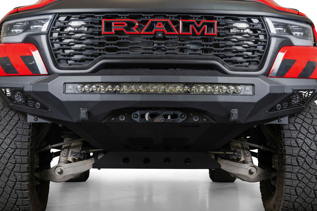 2025 Ram RHO Stealth Fighter Front Bumper Winch Kit Addictive Desert Designs