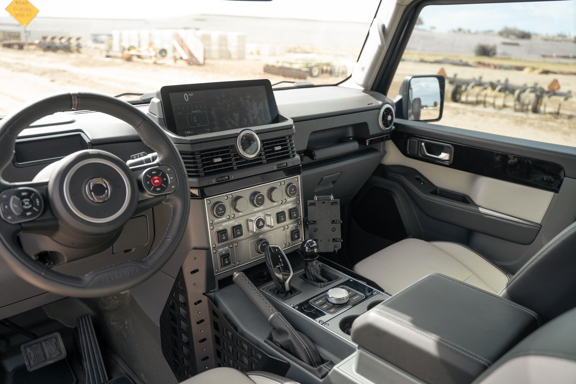 2023-2026 INEOS Grenadier & Quartermaster Center Console Molle Panels Rago Fabrication