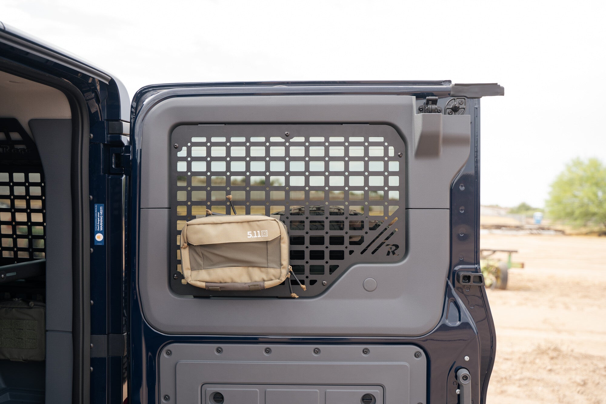 2023-2026 INEOS Grenadier Rear Door Window Molle Panels Passenger Side Rago Fabrication