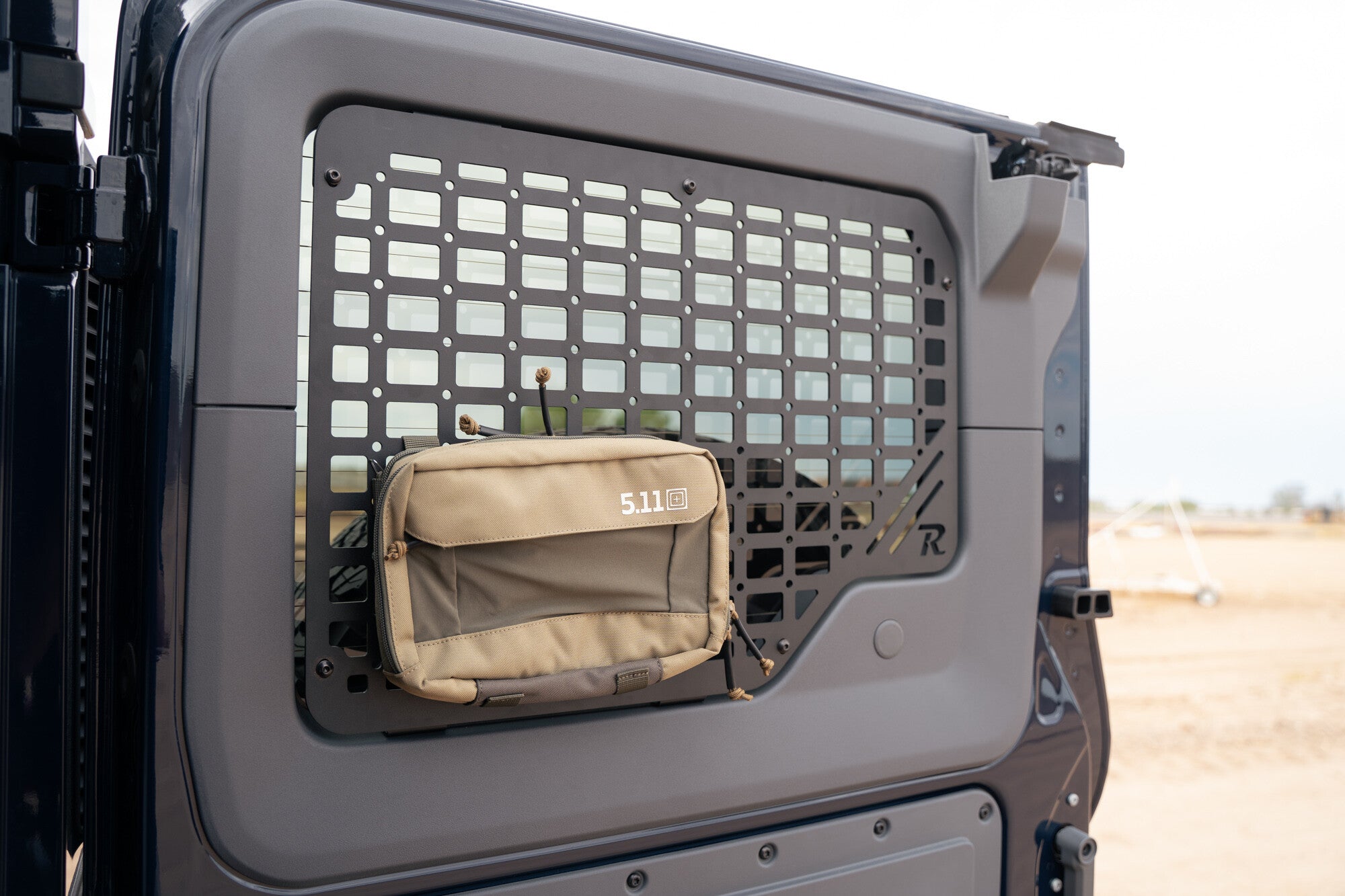 2023-2026 INEOS Grenadier Rear Door Window Molle Panels Passenger Side Rago Fabrication