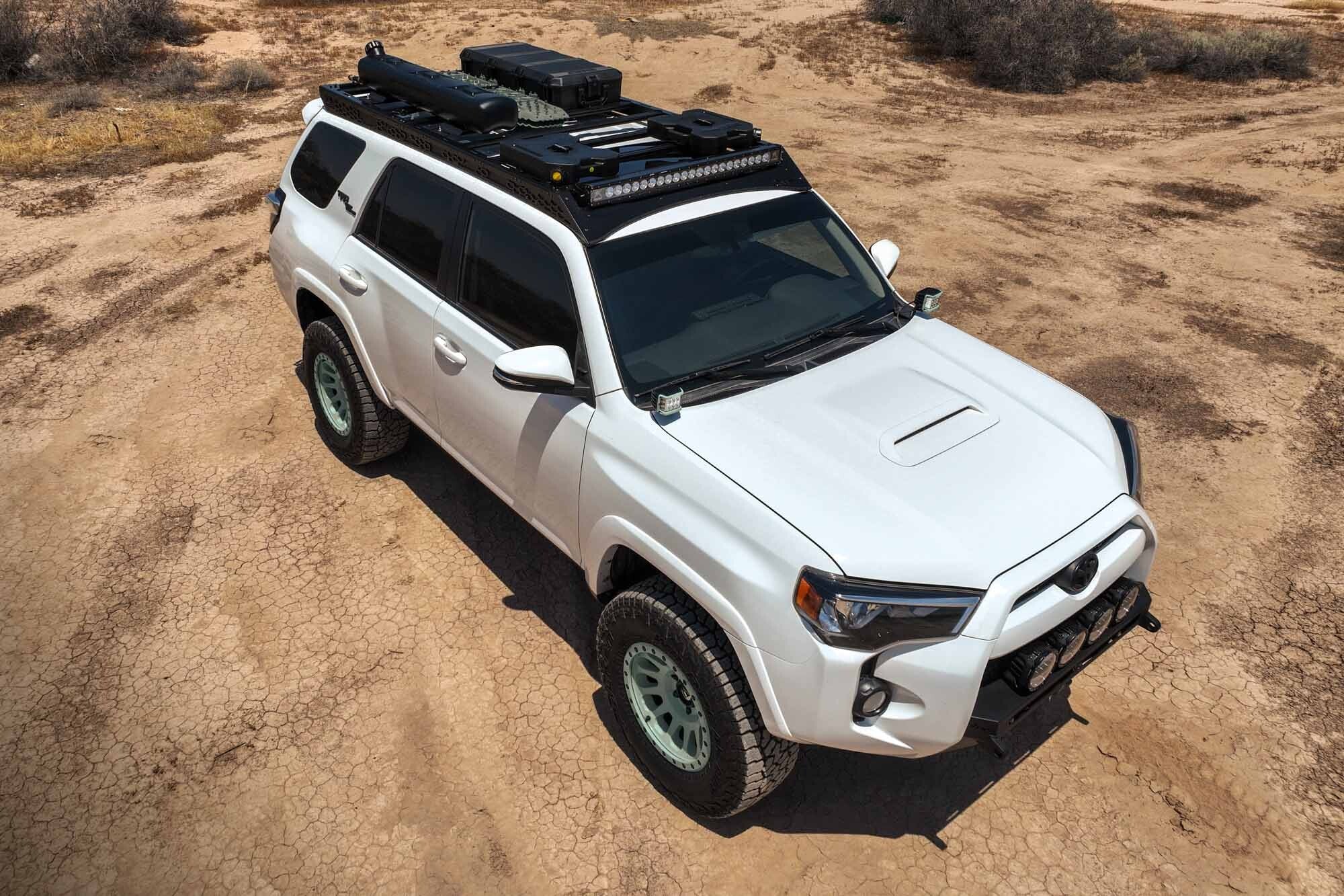 2010-2024 Toyota 4Runner Roof Rack With Light Pocket Rago Fabrication