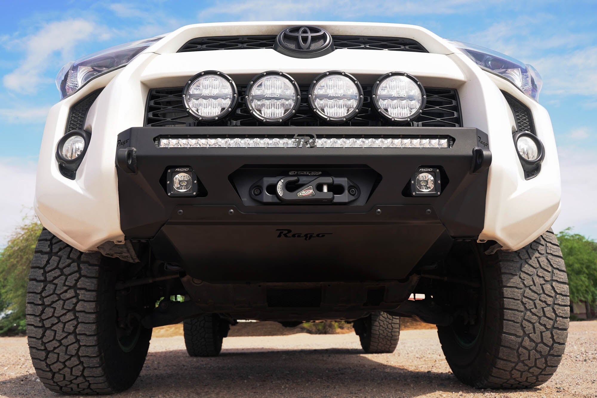 2014-2024 Toyota 4Runner Skid Plate for Center Mount Front Bumper Rago Fabrication