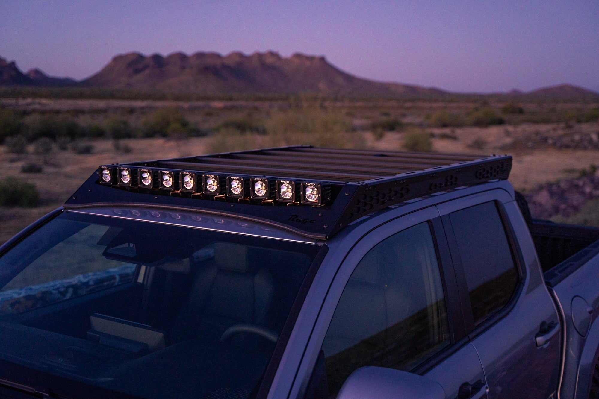 2024+ Toyota Tacoma Roof Rack With Light Pocket Rago Fabrication
