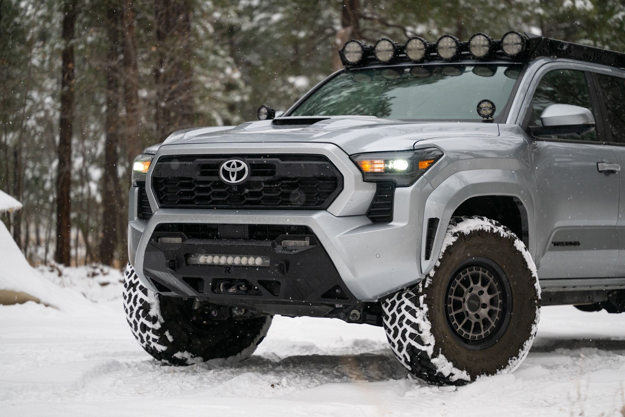 2024+ Toyota Tacoma Roof Rack With Light Pocket Rago Fabrication