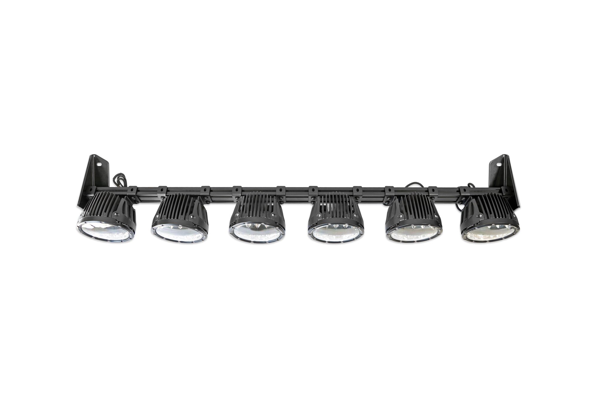 2024+ Toyota Tacoma Roof Rack Rigid Industries Round Light Mount Rago Fabrication