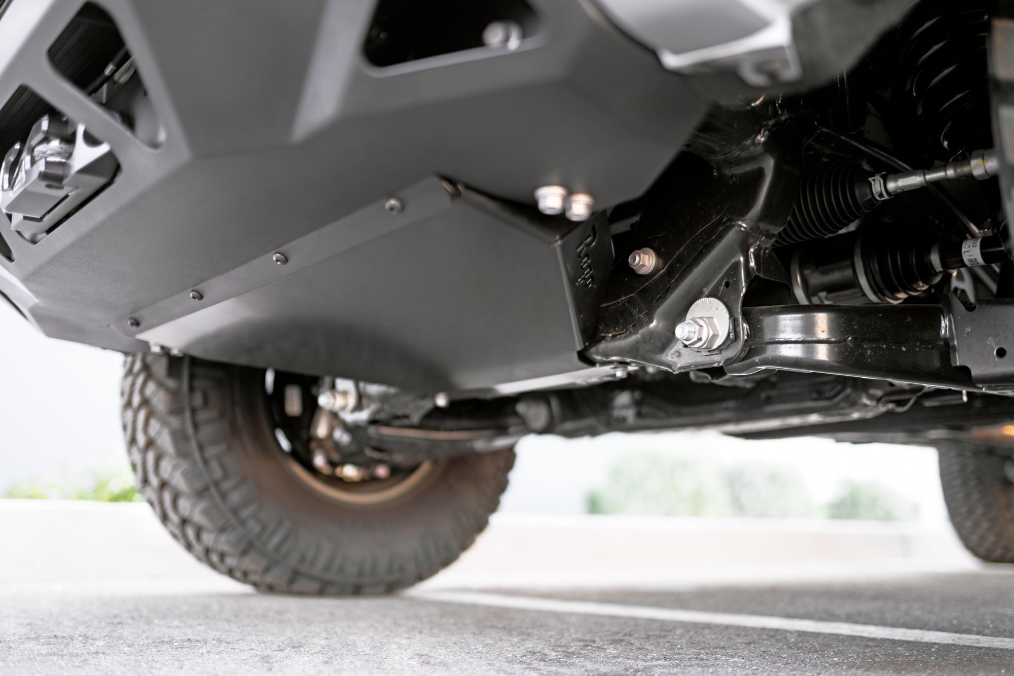 2024+ Toyota Tacoma Skid Plate for Low-Profile Winch Bumper Rago Fabrication