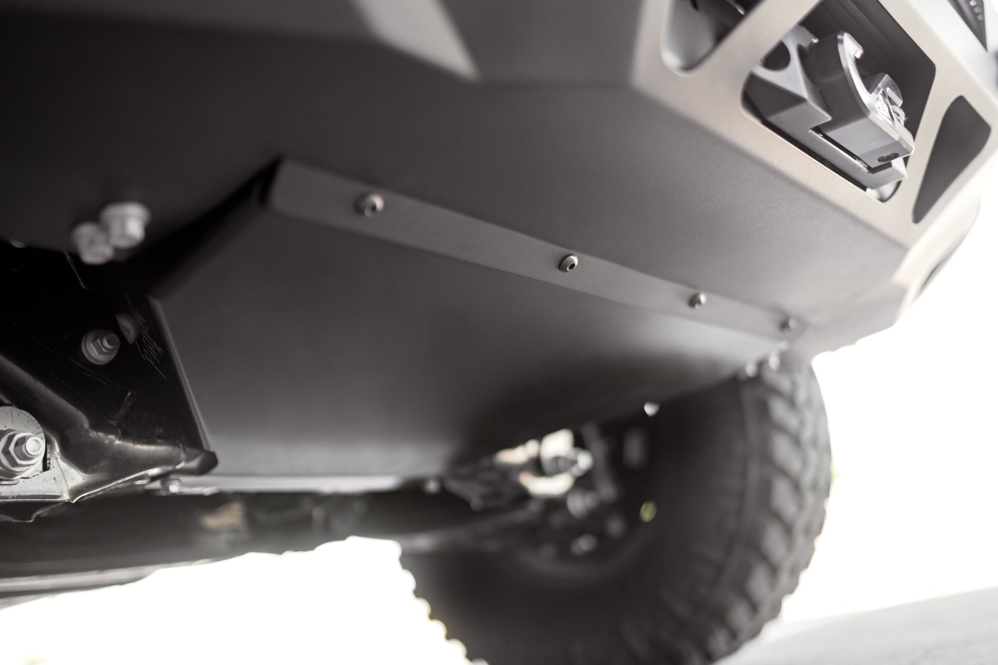 2024+ Toyota Tacoma Skid Plate for Low-Profile Winch Bumper Rago Fabrication