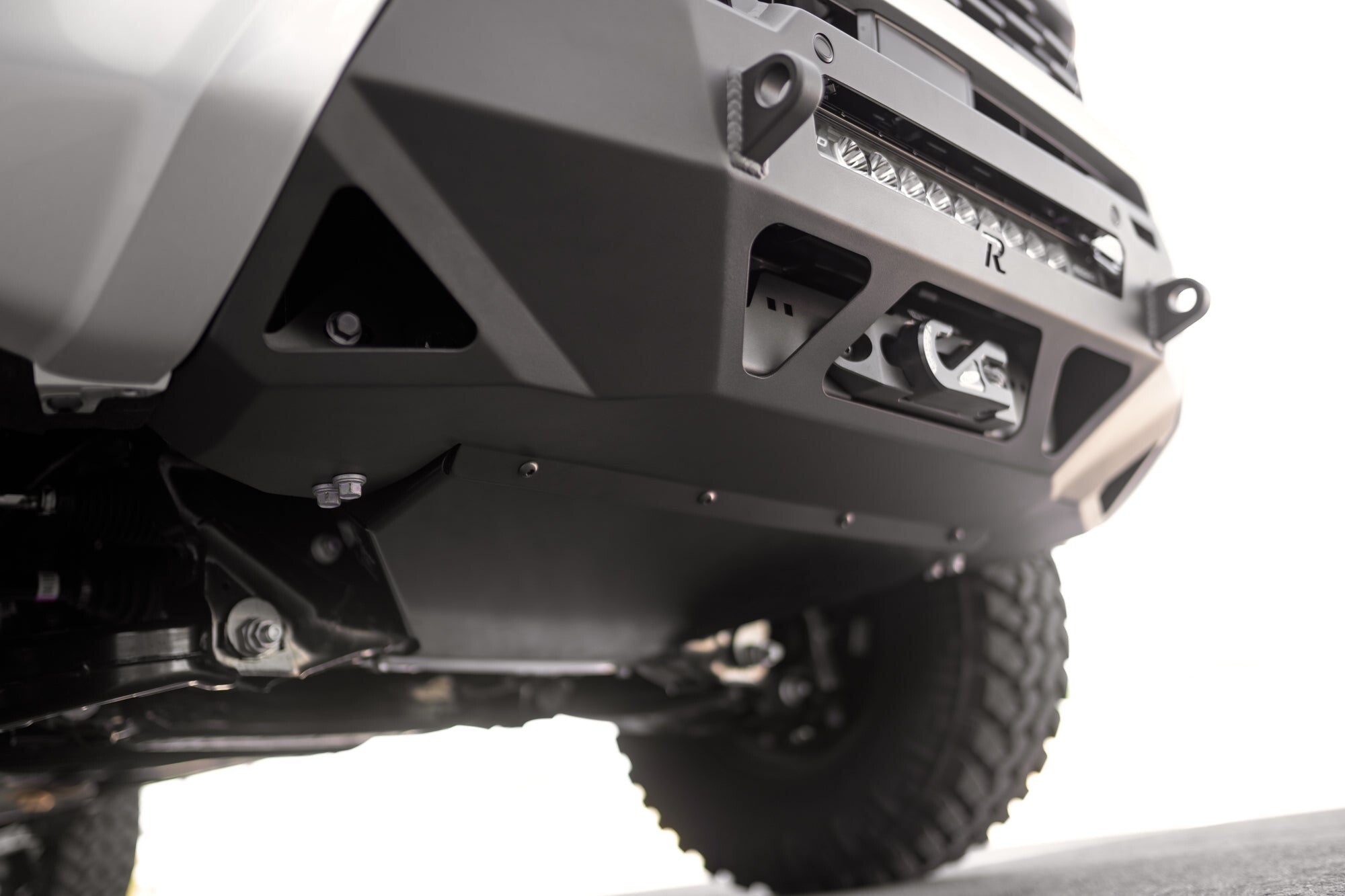 2024+ Toyota Tacoma Skid Plate for Low-Profile Winch Bumper Rago Fabrication