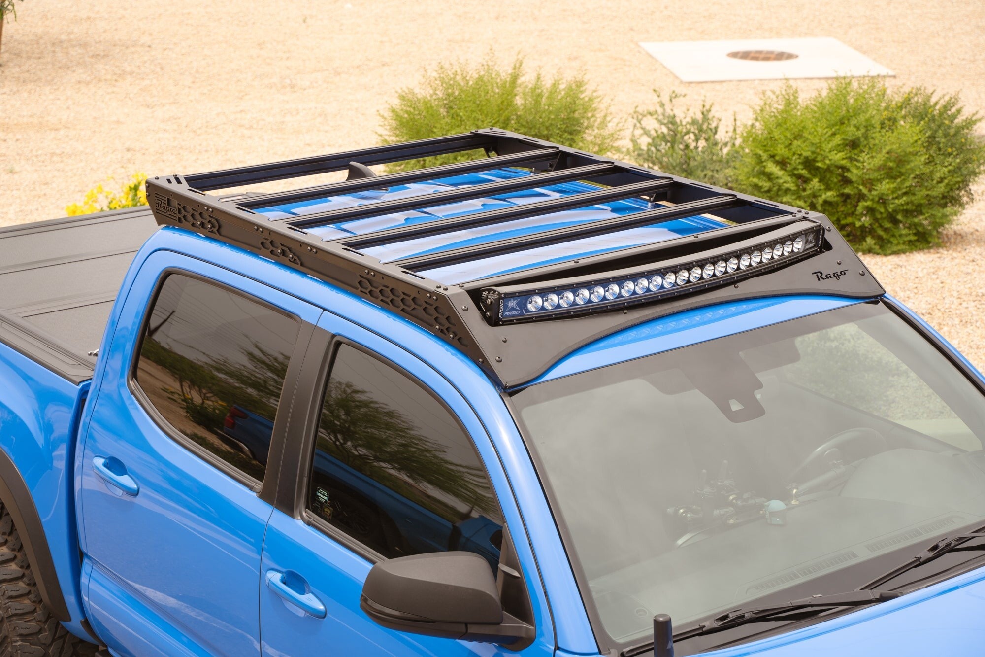 2016-2023 Toyota Tacoma Roof Rack With Light Pocket Rago Fabrication