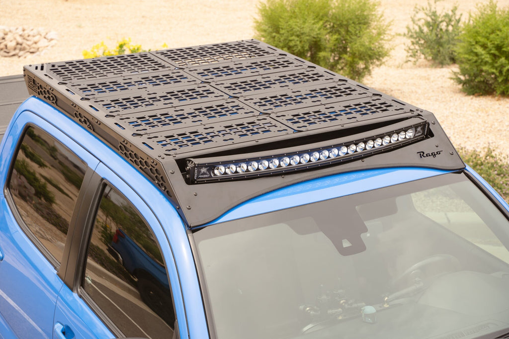 2016-2023 Toyota Tacoma Roof Rack With Light Pocket Rago Fabrication