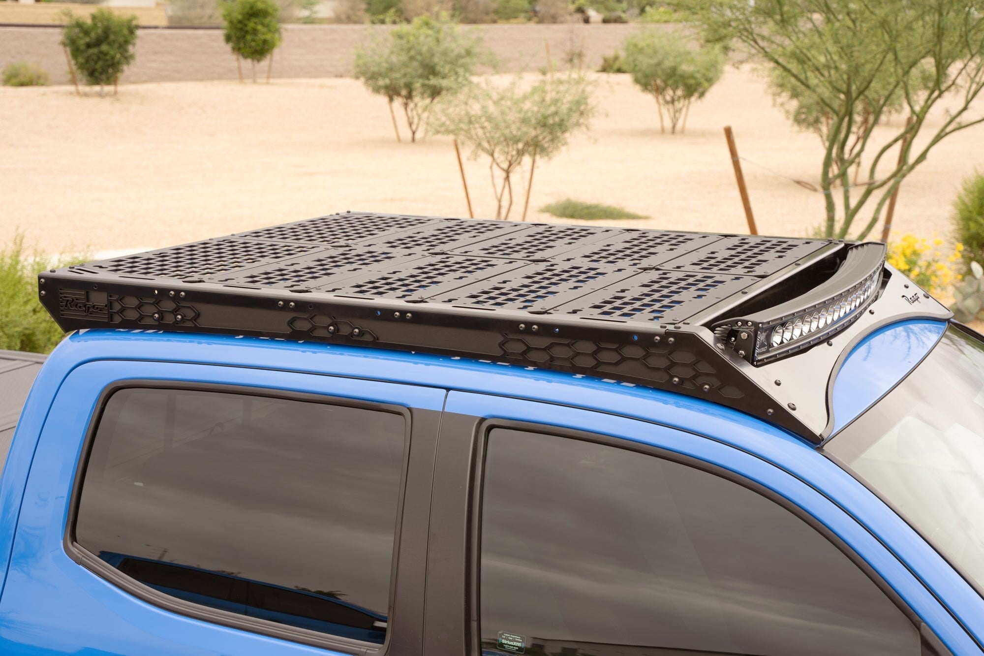 2016-2023 Toyota Tacoma Roof Rack With Light Pocket Rago Fabrication