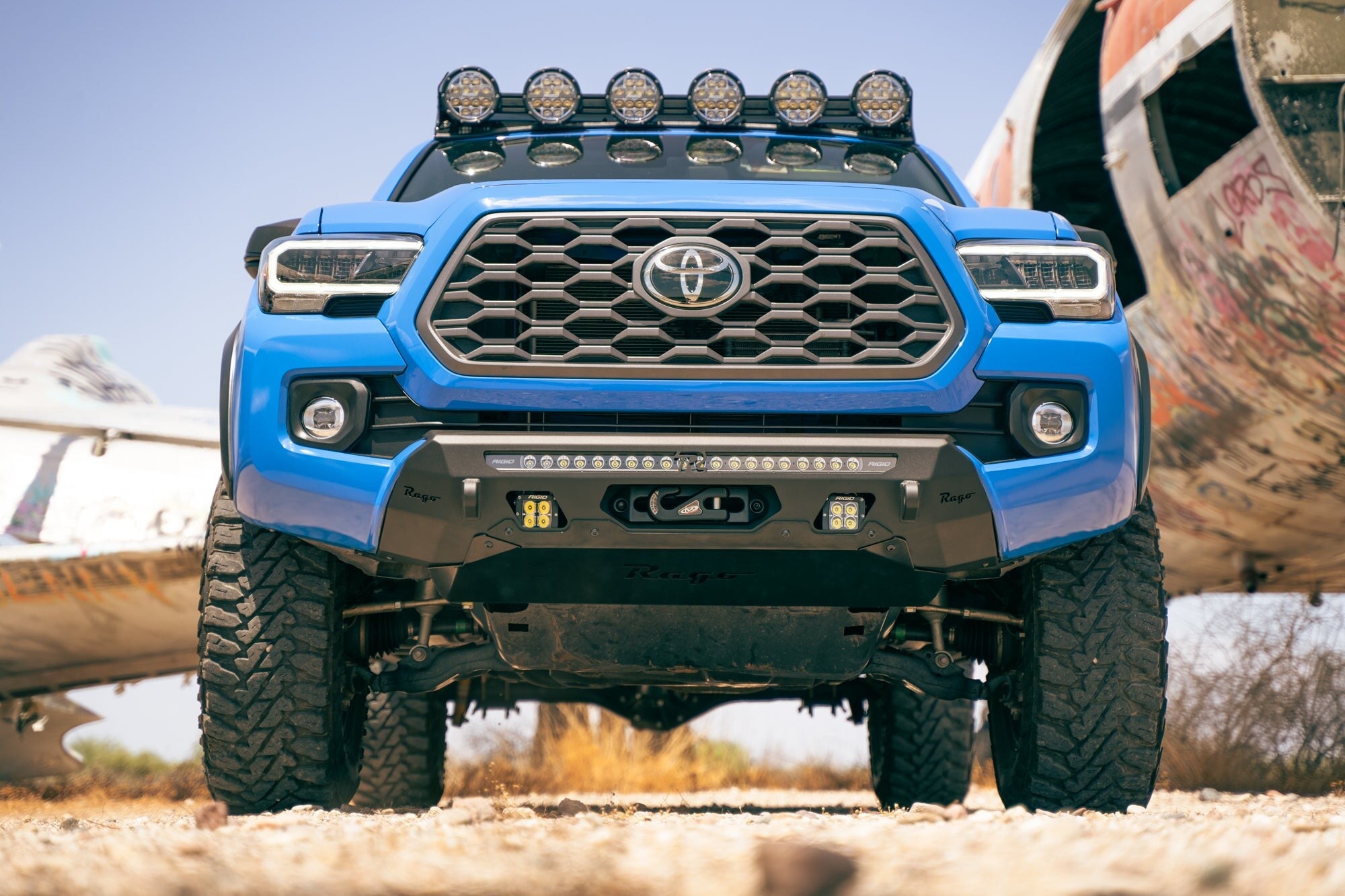 2016-2023 Toyota Tacoma Skid Plate for Center Mount Front Bumper Rago Fabrication