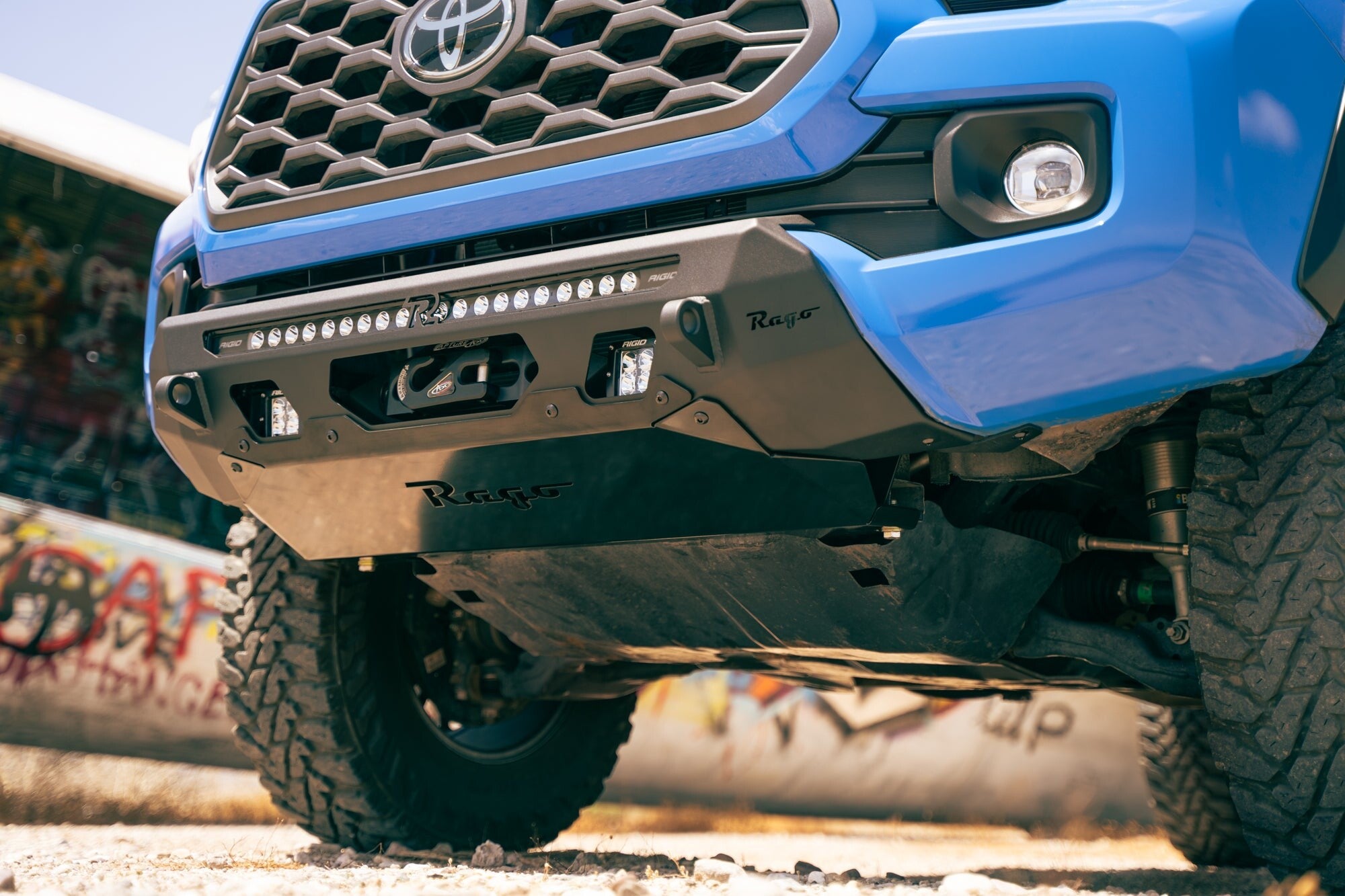 2016-2023 Toyota Tacoma Skid Plate for Center Mount Front Bumper Rago Fabrication