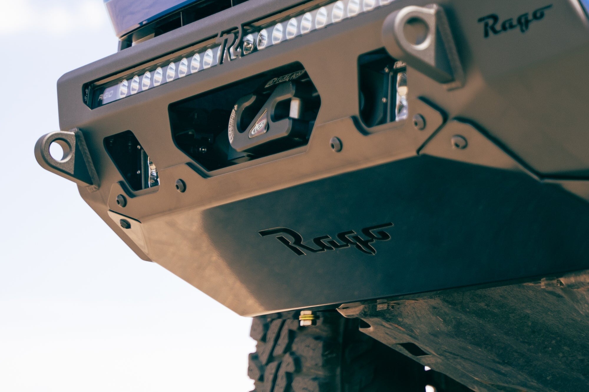 2016-2023 Toyota Tacoma Skid Plate for Center Mount Front Bumper Rago Fabrication