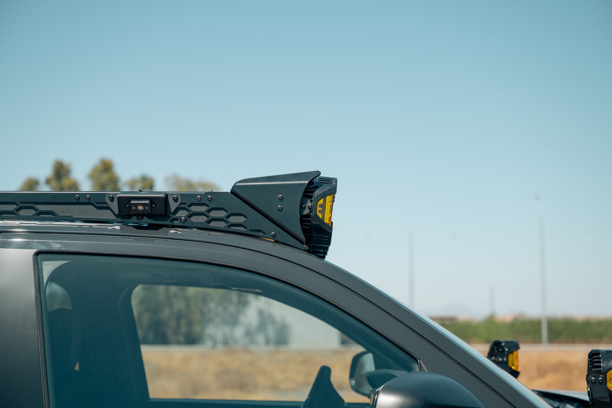 Toyota Roof Rack Baja Designs LP6 Round Light Mount Rago Fabrication