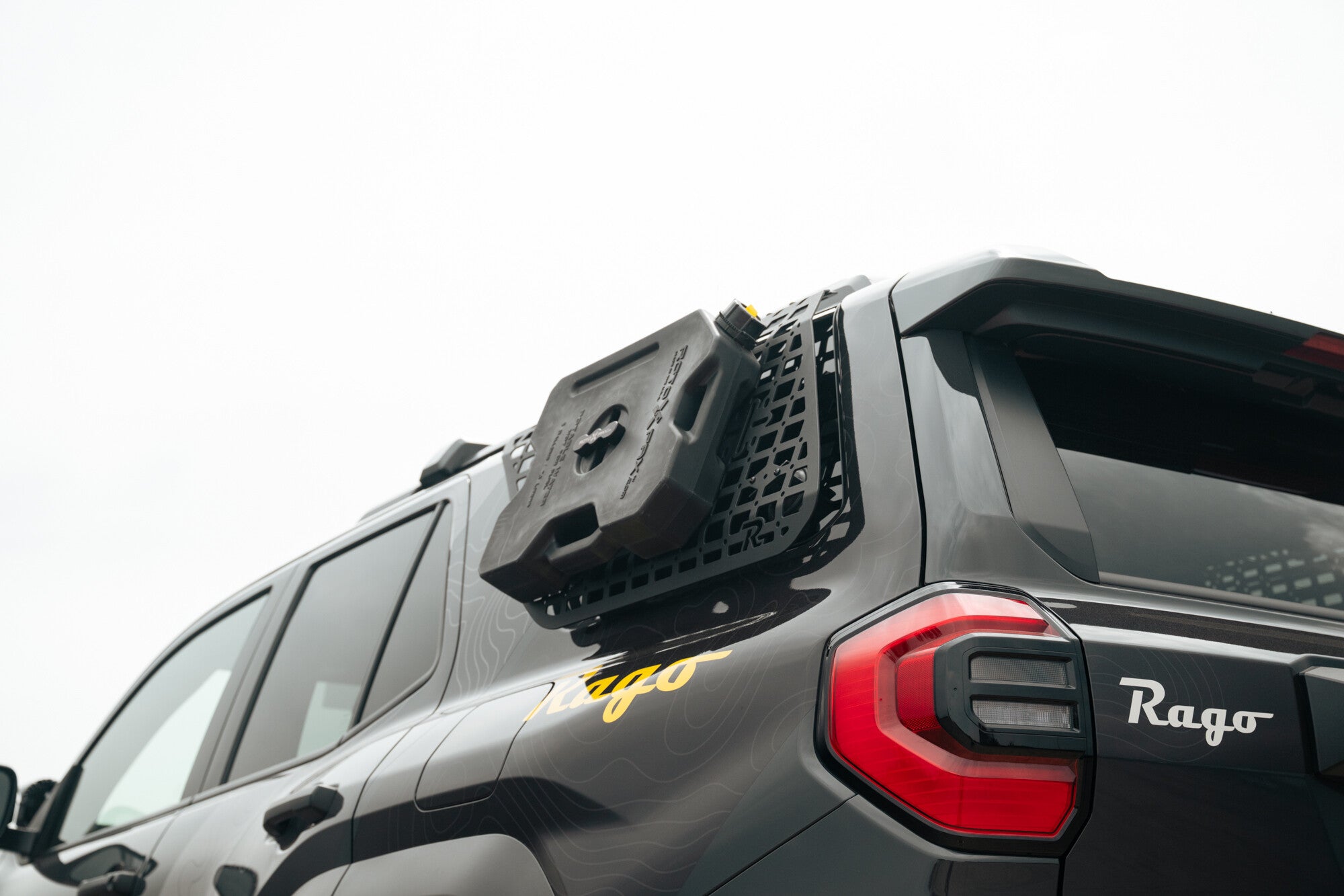 2025+ Toyota 4Runner Exterior Molle Storage Panels for Factory Roof Rails Driver Side Rago Fabrication