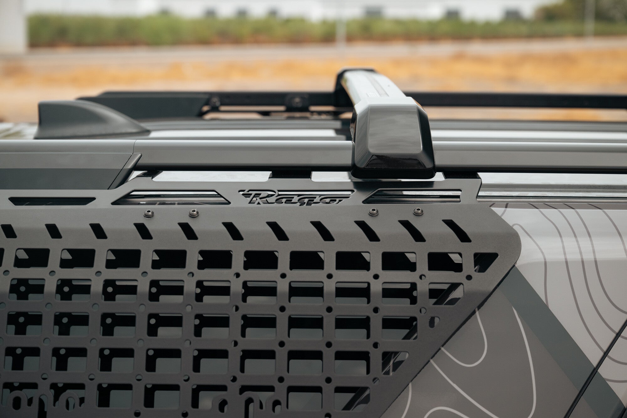 2025+ Toyota 4Runner Exterior Molle Storage Panels for Factory Roof Rails Passenger Side Rago Fabrication