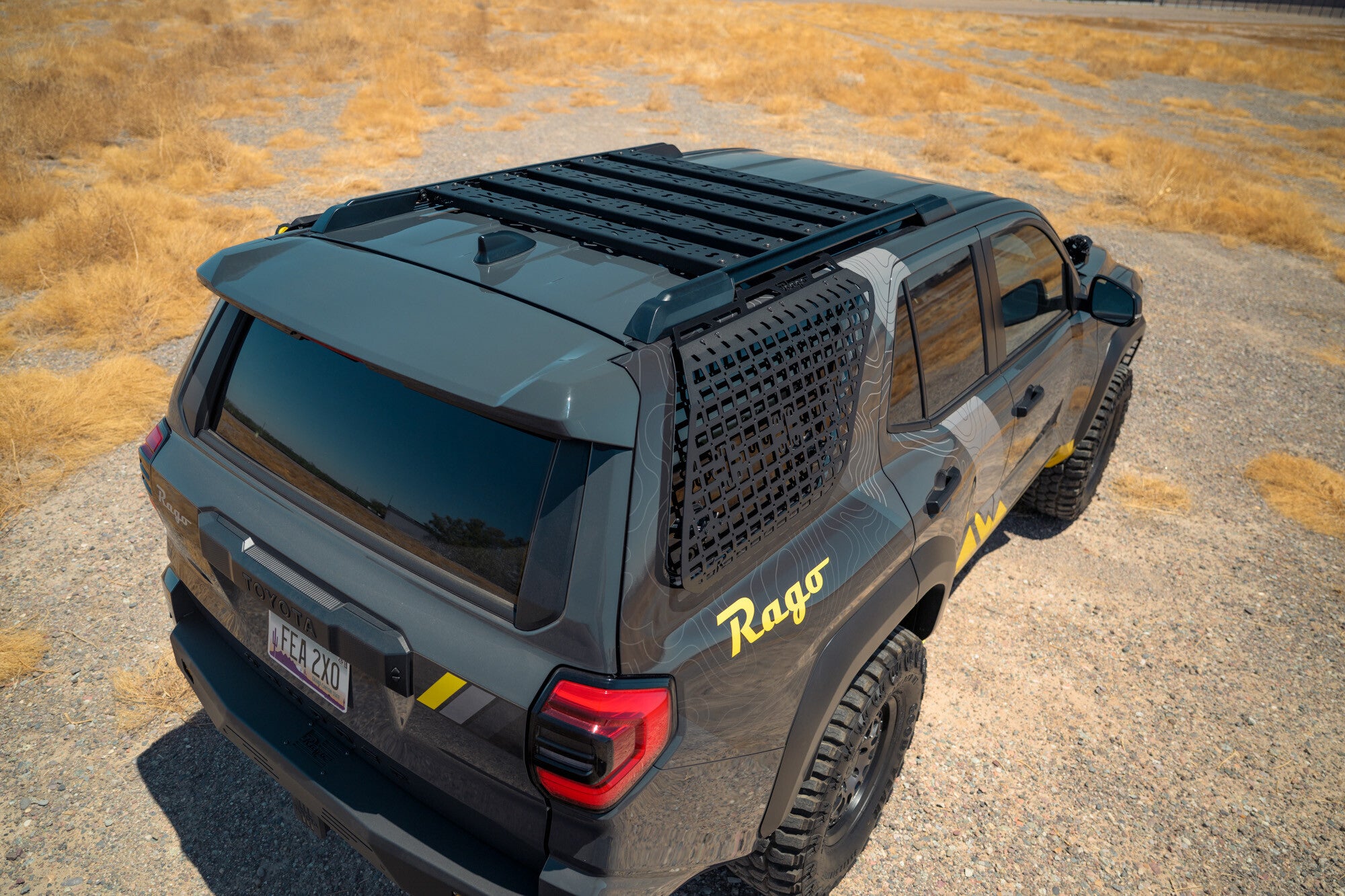 2025+ Toyota 4Runner Crossmembers for Factory Roof Rails Rago Fabrication