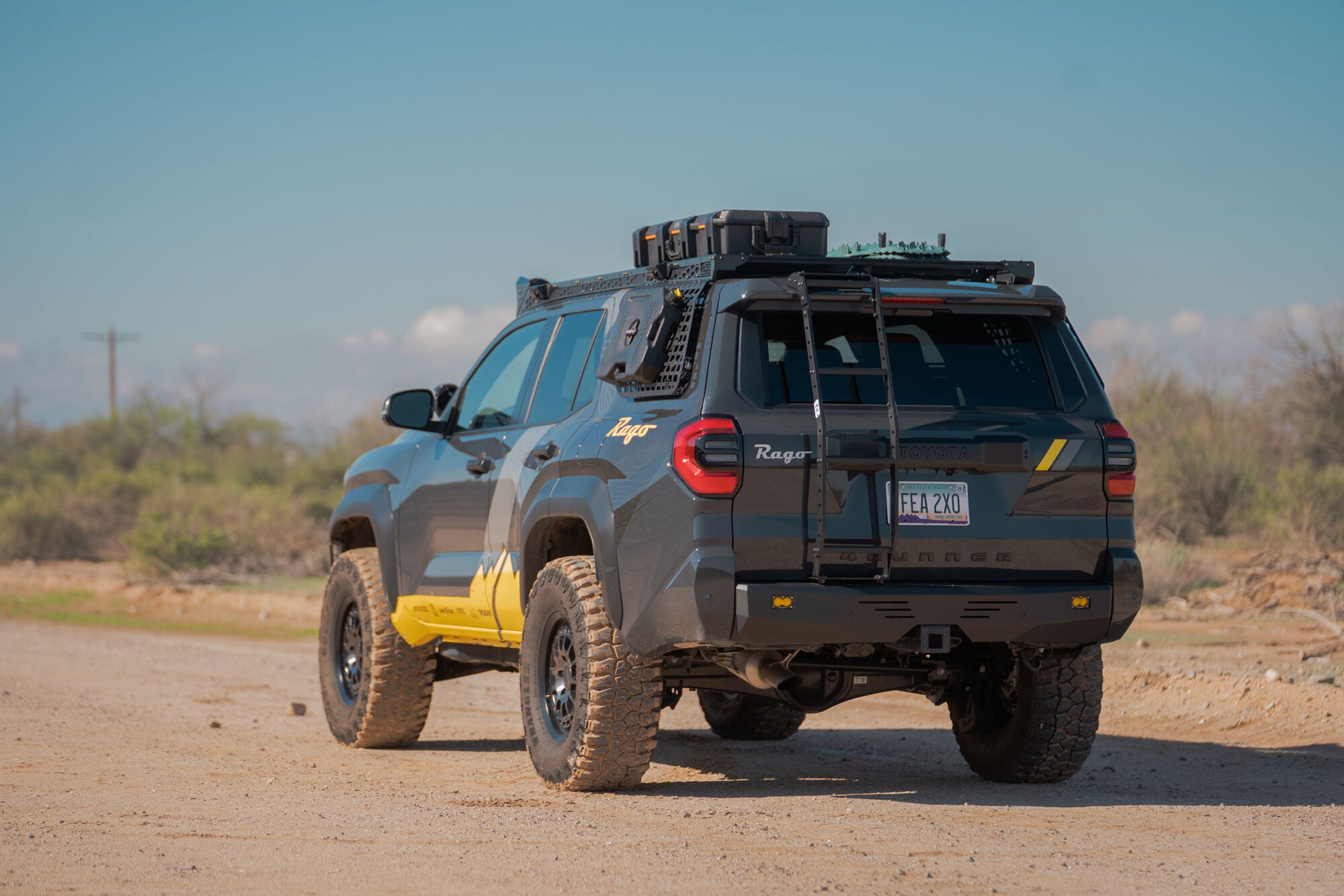 2025 Toyota 4Runner Rear Hatch Ladder Rago Fabrication