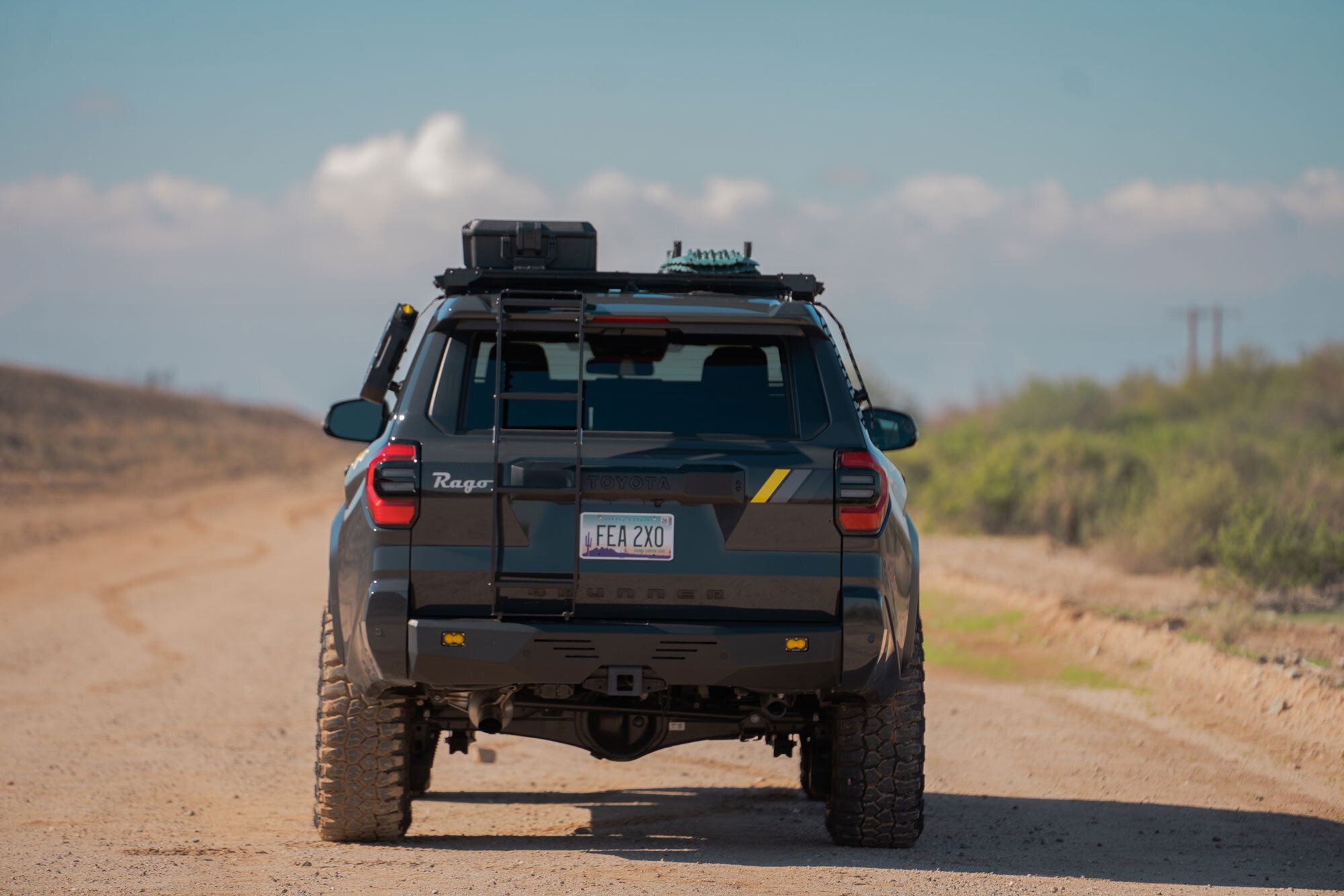 2025 Toyota 4Runner Rear Hatch Ladder Rago Fabrication