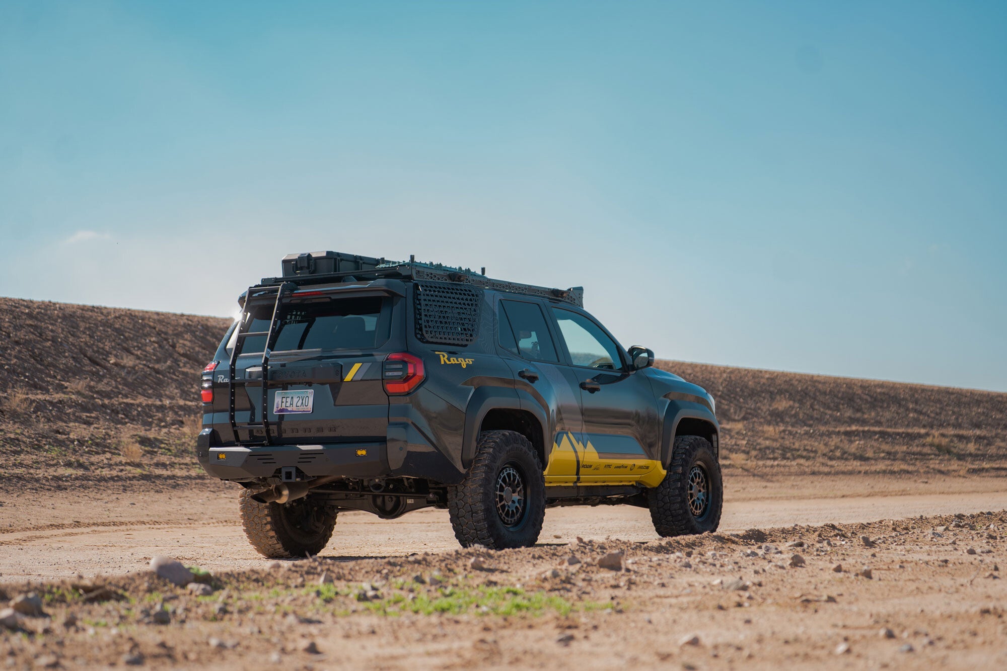 2025 Toyota 4Runner Rear Hatch Ladder Rago Fabrication