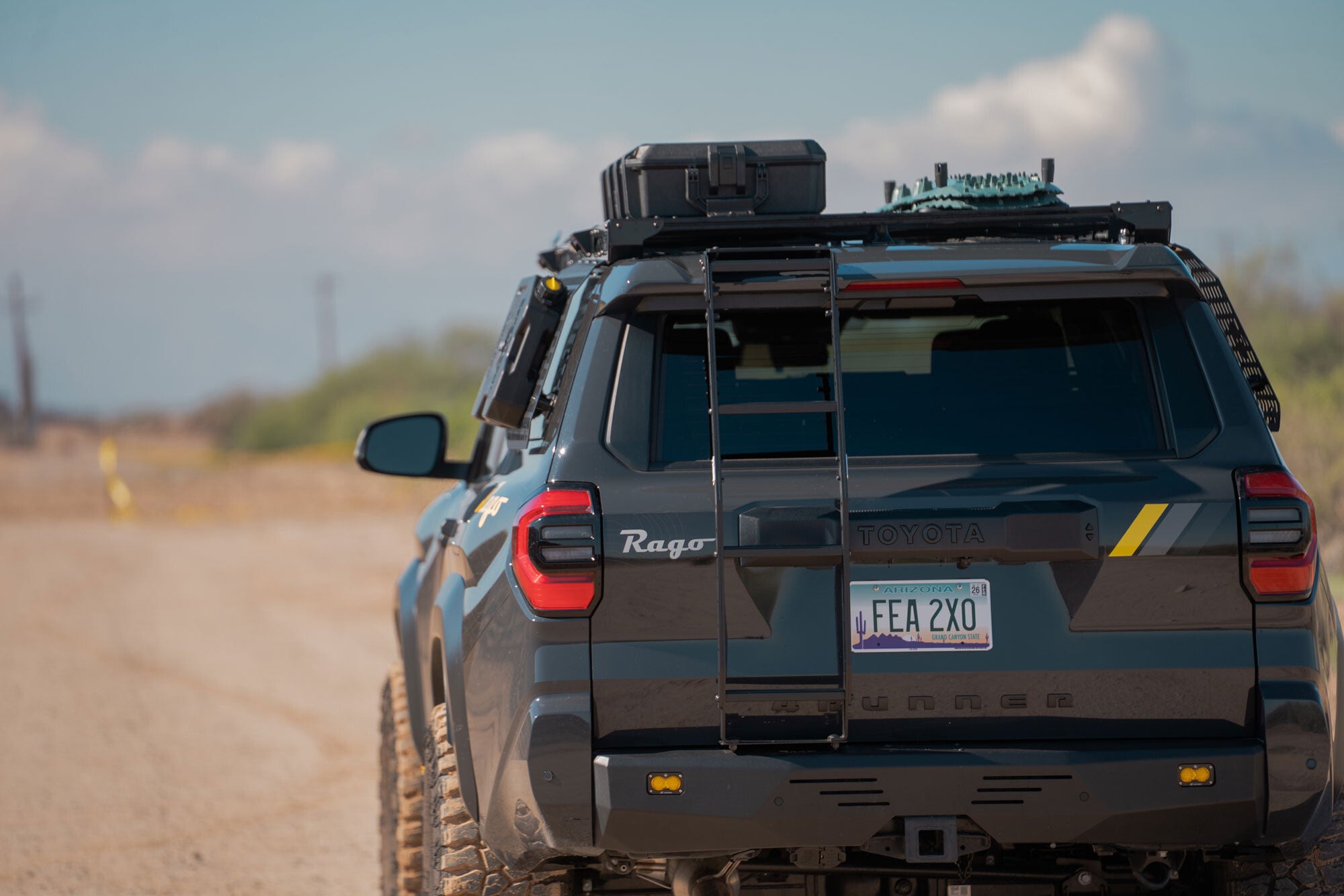 2025 Toyota 4Runner Rear Hatch Ladder Rago Fabrication