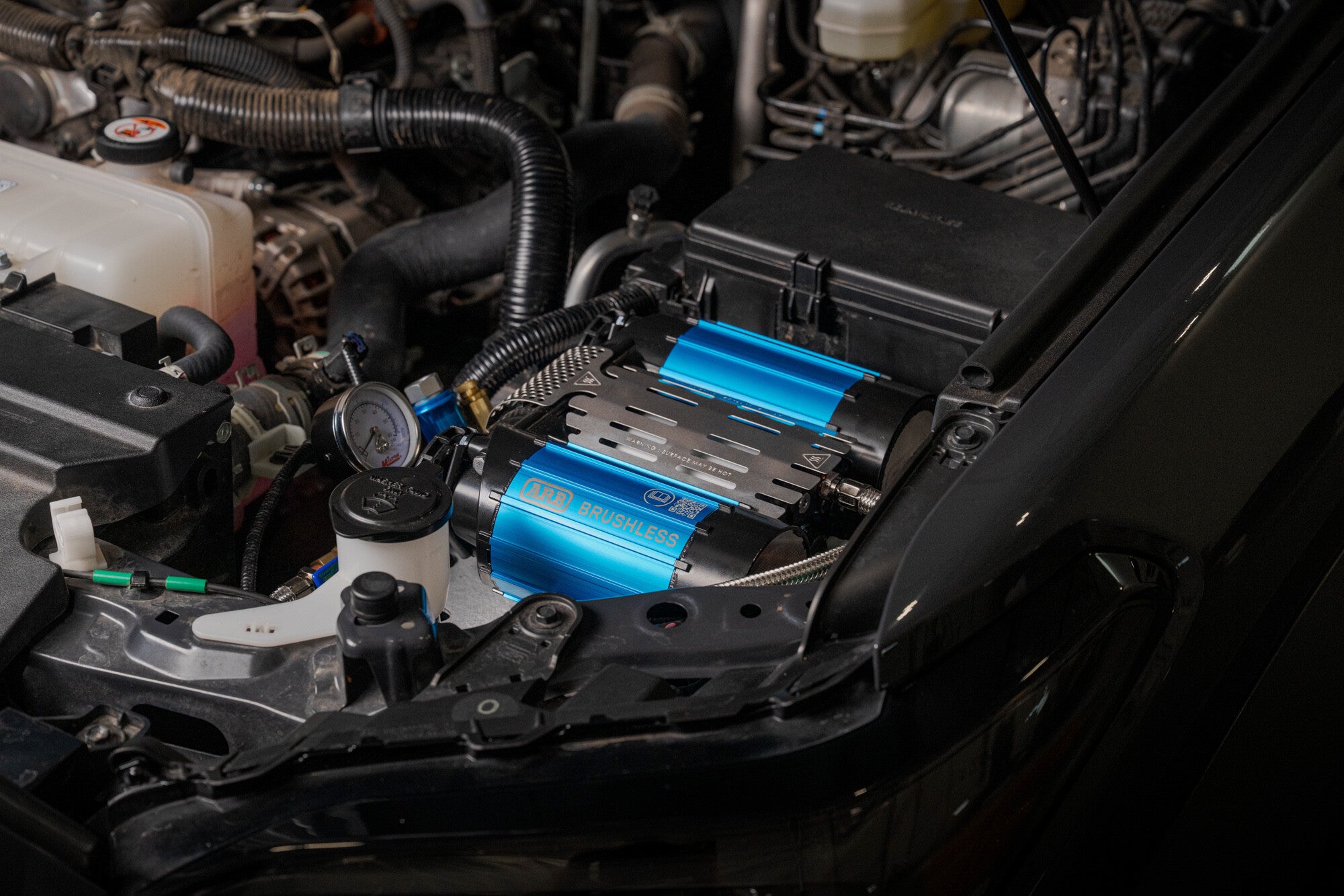 2025+ Toyota 4Runner Under-Hood Air Compressor Mount Rago Fabrication