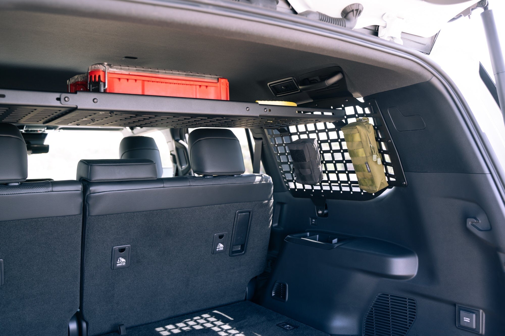2024 Toyota Land Cruiser Molle Panel Storage Shelf Rago Fabrication