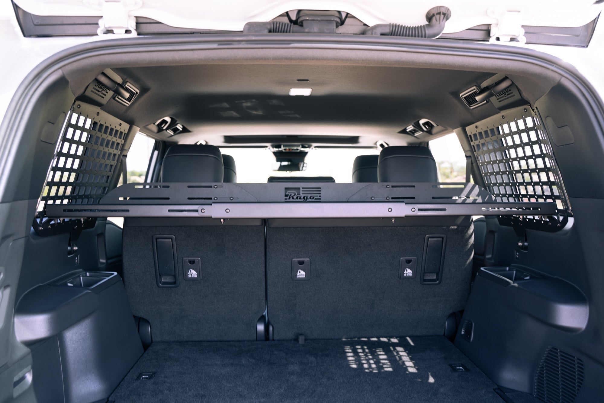 2024 Toyota Land Cruiser Molle Panel Storage Shelf Rago Fabrication
