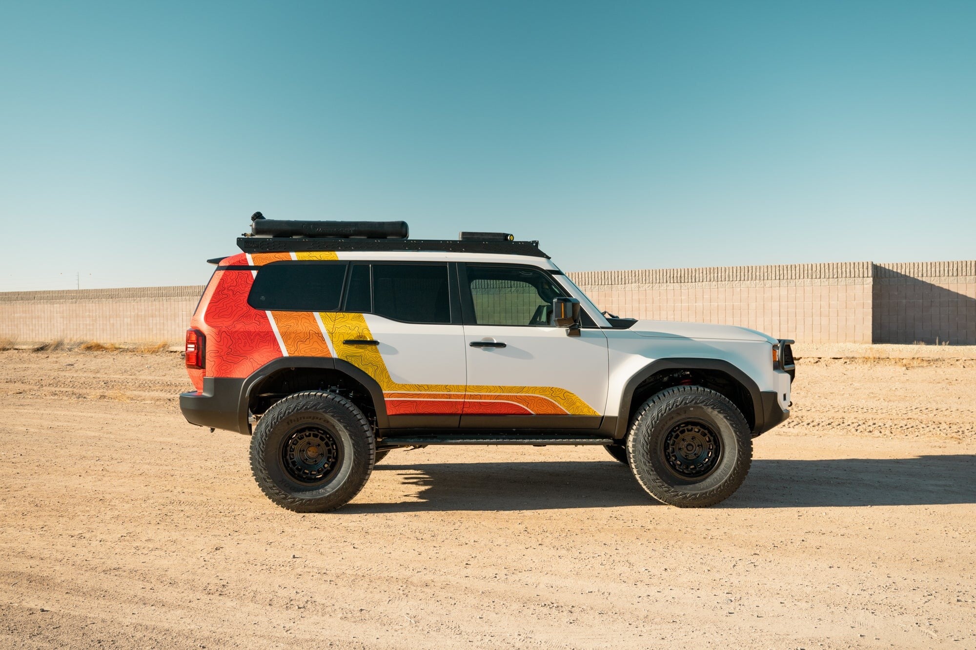 2024 Toyota Land Cruiser Roof Rack with Light Pocket Rago Fabrication