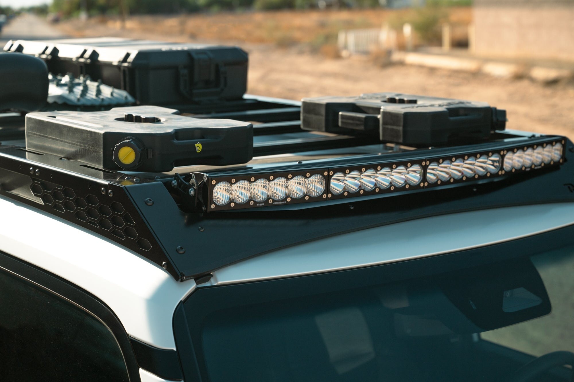 2024 Toyota Land Cruiser Roof Rack with Light Pocket Rago Fabrication
