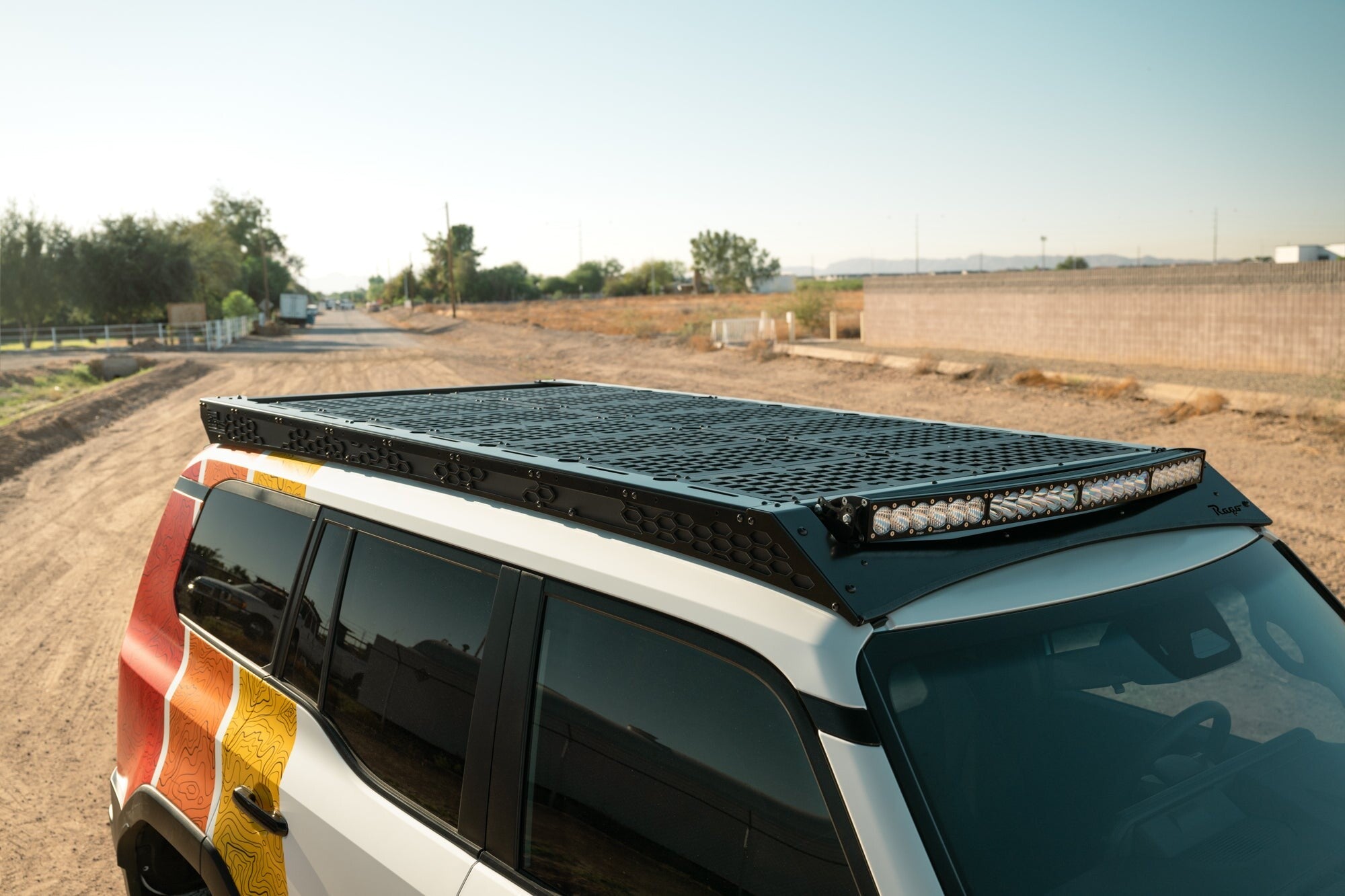 2024 Toyota Land Cruiser Roof Rack with Light Pocket Rago Fabrication