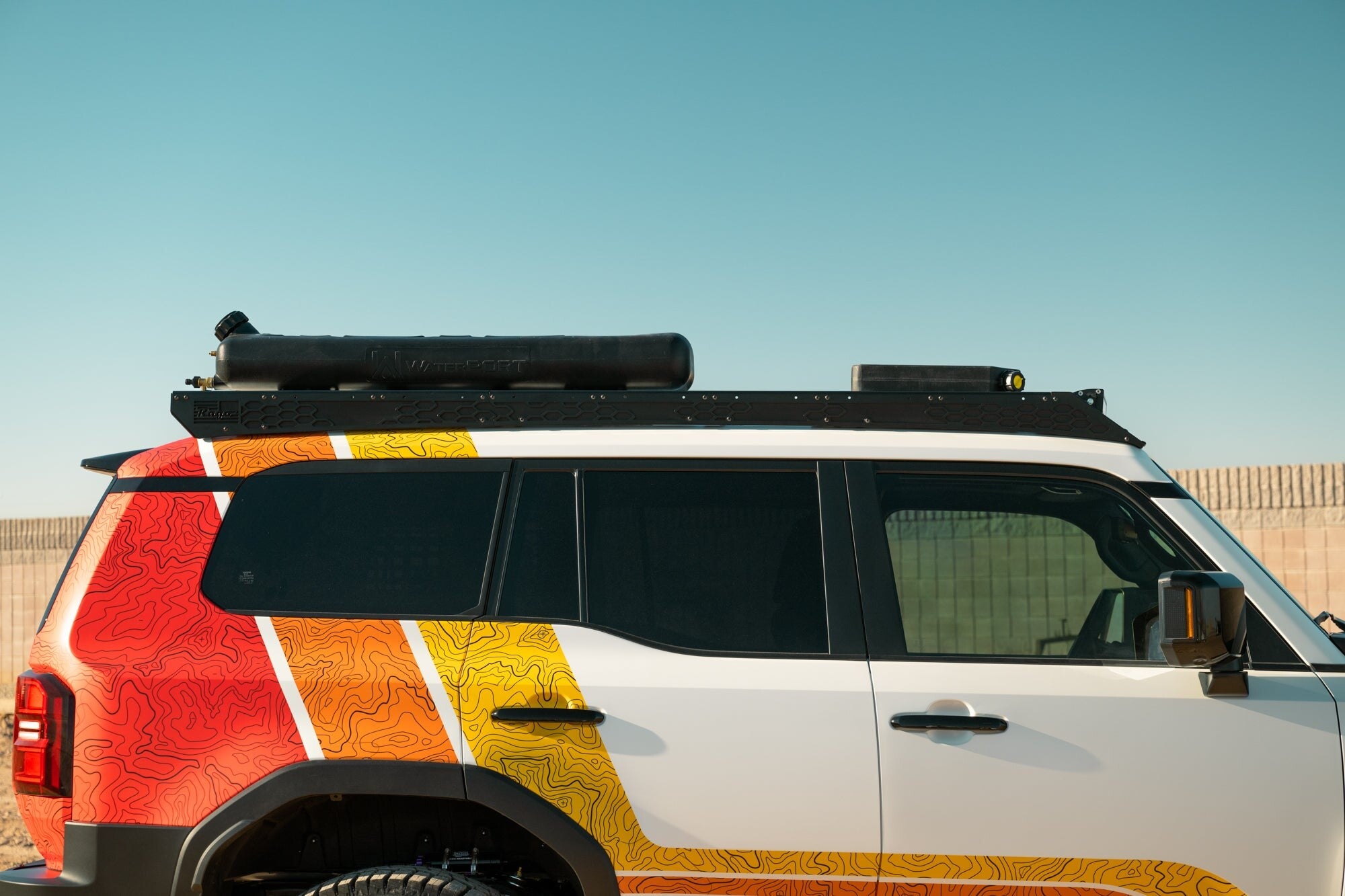 2024 Toyota Land Cruiser Roof Rack with Light Pocket Rago Fabrication